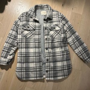 NEVER WORN -Nordstrom plaid shirt jacket